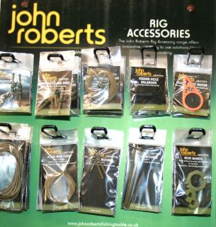 John Roberts Rig Accessories feeder booms, flexi rig tubes, helicopter 