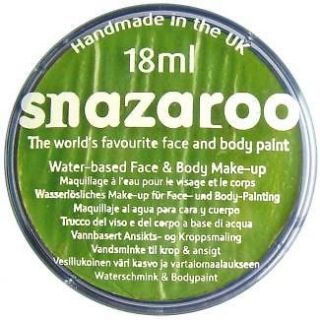 Lime Green Snazaroo Face Paint, Fancy DressParty Supplies
