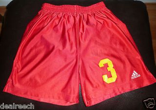 TRULY RARE AND VINTAGE ADIDAS SOCCER SHORTS   SIZE SMALL   RED/YELLOW 