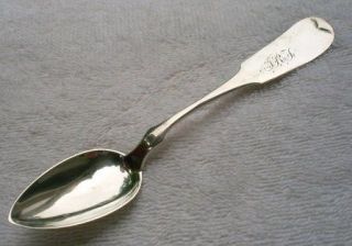 Antique James Watts/MB Allebach Philadelphia Coin Silver Spoon