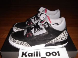 Nike Air Jordan 3 Retro (GS) 2011 Black Cement OG Vintage III XI 