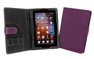 Cover Up BlackBerry PlayBook Tablet Purple Leather Case