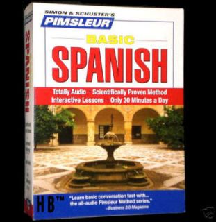 NEW Pimsleur Learn to Speak Basic SPANISH Language Course 5 CDs Latin 