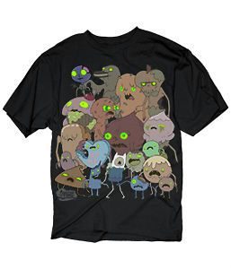   Time With Finn & Jake Undead Candy Licensed Adult T Shirt S 3XL