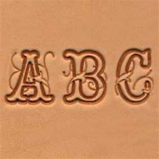 Tandy Leather Craftool 3/4 Script Alphabet Stamp Set 8139 00
