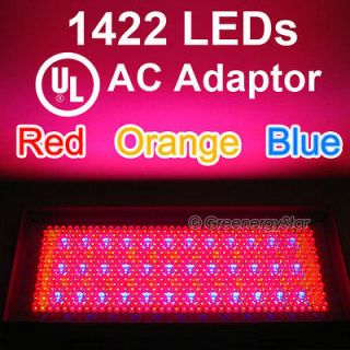 red blue oj hydroponic led panel grow light 110