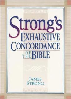 Strongs Exhaustive Concordance by James Strong 1988, Hardcover