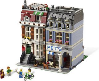 LEGO Modular Building 10218 Pet Shop, Minifigs, Flowers NEW
