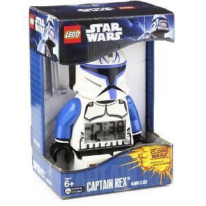 lego star wars captain rex trooper alarm clock figure from