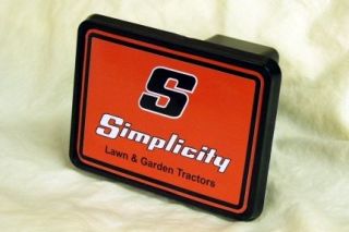 Vintage Simplicity Lawn and Garden Tractor Logo Hitch Cover