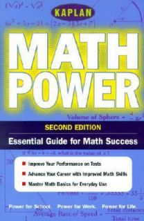 Kaplan Math Power Empower Yourself Math Skills for the Real World by 