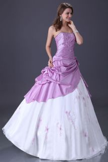 Grace Karin Designer wedding dress maxi beach party ball gown sz 6 8 