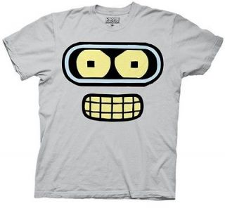 Futurama TV Series Bender Face Big Eyes T Shirt, NEW UNWORN