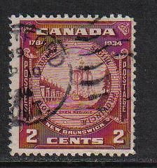 Canada 1934 New Brunswick Anniversary (210) used