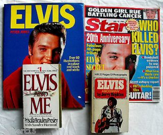   Presley Pieces Photos Biography Pictures Paperbacks Star Book VTG