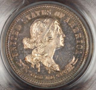 1870 10 cent dime pattern coin judd 850 pcgs pr