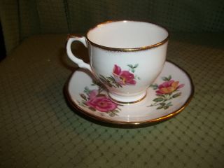 Vintage Floral Tea Cup by Salisbury Bone China Made In England