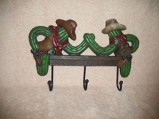 VERY NICE COWBOY CACTUS HAT AND JACKET RACK NEW IN BOX