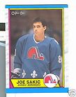 1989 90 O PEE CHEE JOE SAKIC RC #113 *Quebec Nordiques center