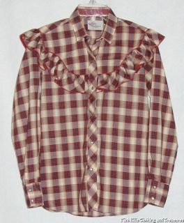 Vintage KENNY ROGERS KARMAN Snap Rockabilly Cowboy Shirt Size 32 9/10 