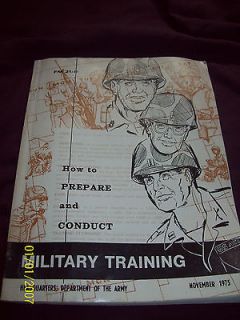 how to prepare and conduct military training 1975  3 00 0 
