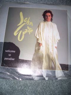 John Waite 45 Welcome to Paradise PROMO PICTURE SLEEVE rpm record 