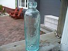 Anchor Bottling & Mfg. Co.Ice Blue Blob Top Hutch Soda Bottle 