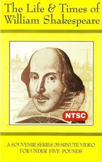 william shakespeare life times vhs biography time left $ 19