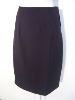 Olian Maternity Rayon Gab Straight Black Skirt Size S L NEW NWT