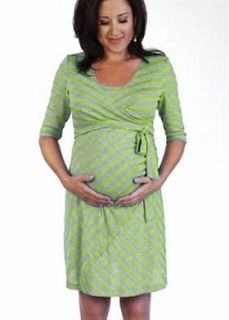 NEW JAPANESE WEEKEND Maternity Trendy Stripes NURSING DRESS 
