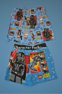 star wars lego boxers size 4 6 8 underwear briefs 2 pack