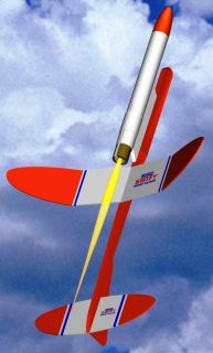 semroc flying model rocket kit swift boost glider kv 27