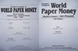   CATALOGUE OF WORLD PAPER MONEY  TWO VOLUME   KRAUSE CATALOGUE   DVD
