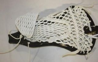 brine houdini black lacrosse strung head stick ultra mesh time
