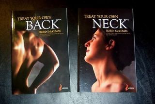 Treat Your Own Back and Neck   McKenzie set of 2 books New