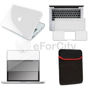  Hard Case+Keyboard Skin+Screen Protector+Slee​ve For Macbook Pro 13