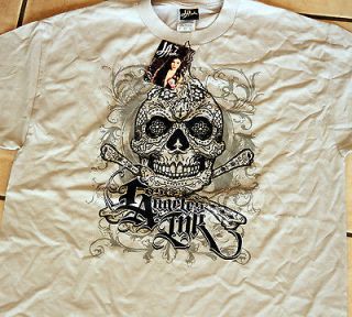 ink skull candle silver adult shirt tattoo miami