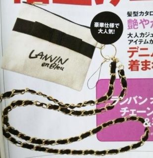 lanvin en bleu luxury mini chain bag japan limited