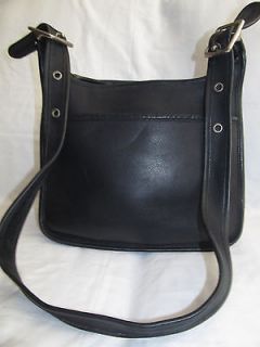Womens Large Vintage Dark Leather Coach Messenger Legacy Bag/Purse 