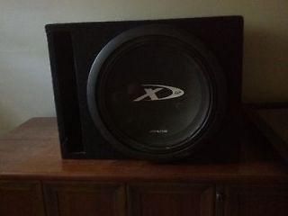 alpine type x 12 subwoofer with ported box returns not