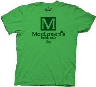 How I Met Your Mother Maclarens Irish Pub Licensed T Shirt Mens XL