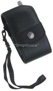OEM Motorola ERMIS Genuine Leather Case Holder Strap (NO CLIP) for 