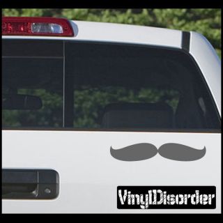Mustache Free Ride Mustaches Wall or Car Vinyl Decal Sticker KC016
