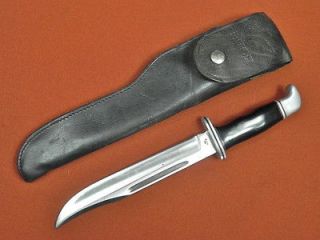 vintage us buck huge hunting fighting knife w sheath time