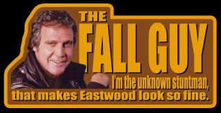 80 s classic tv show the fall guy custom tee