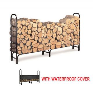 Newly listed Outdoor 8 FT Firewood Stacking Log Wood Rack Storage With 