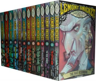   of Unfortunate Events 13 full Books Set Lemony Snicket Collection Pack