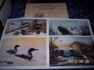   United States Wildlife Heritage Collection Prints / Artist Leo Stans