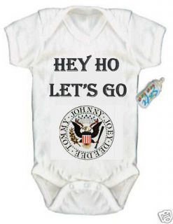 hey ho lets go ramones baby vest more options size