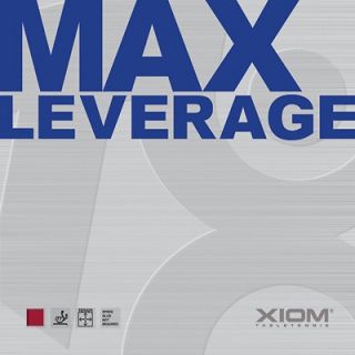 xiom max leverage soft tensor rubber offensive play from australia